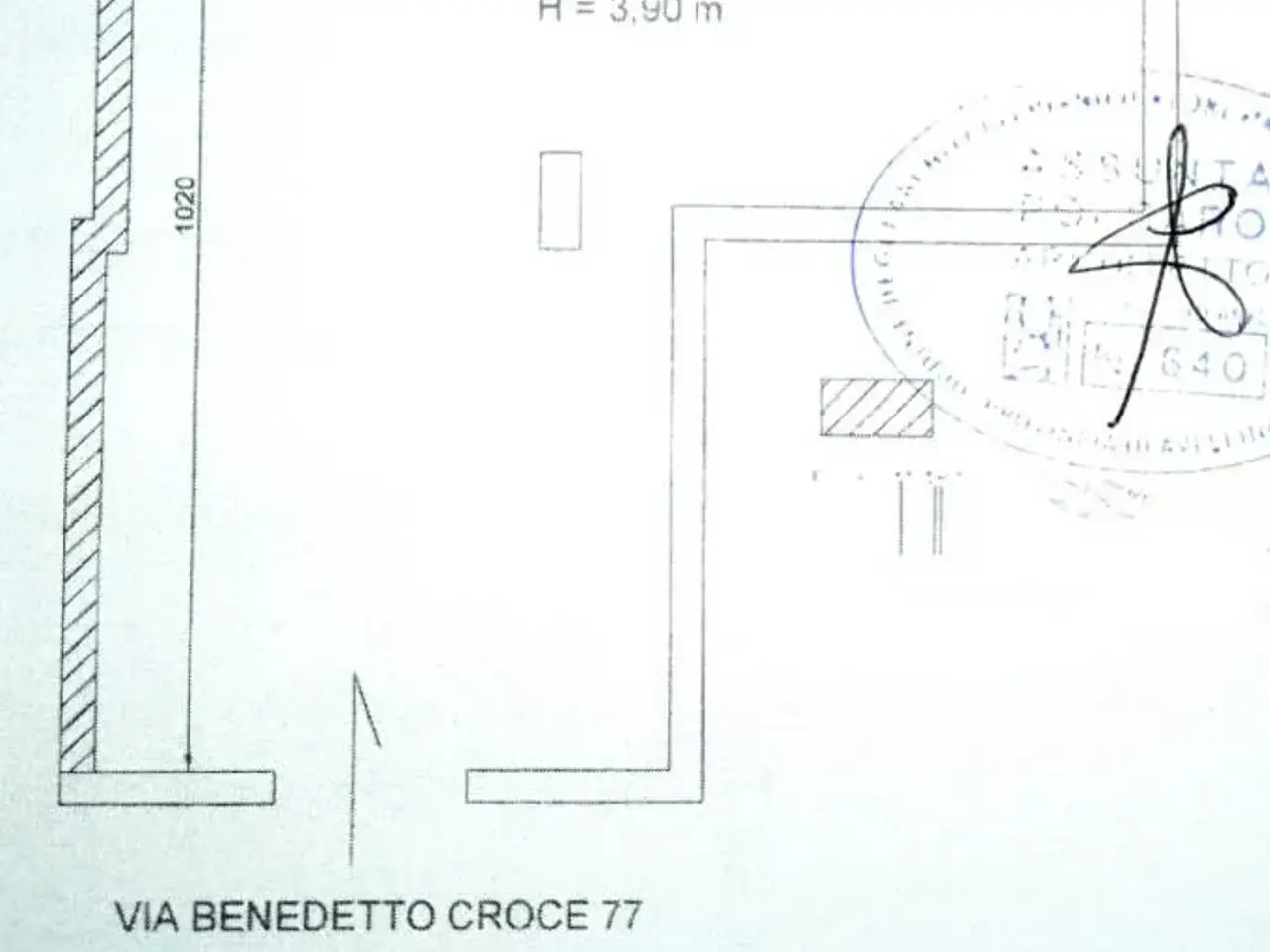 Negozio in Via Benedetto Croce 77, Casoria, {3} - Planimetria 1