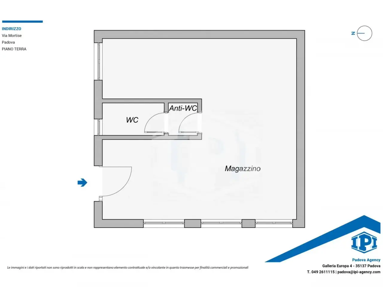 Magazzino in Via Mortise, Padova, {3} - Planimetria 1