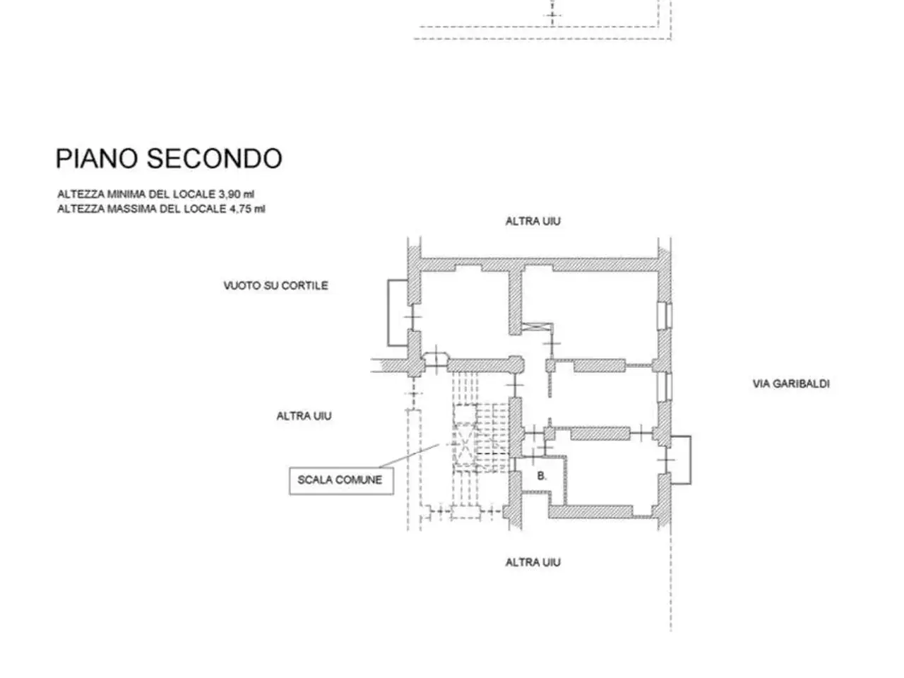 Ufficio in Piazza Galimberti  11, Cuneo, {3} - Planimetria 1