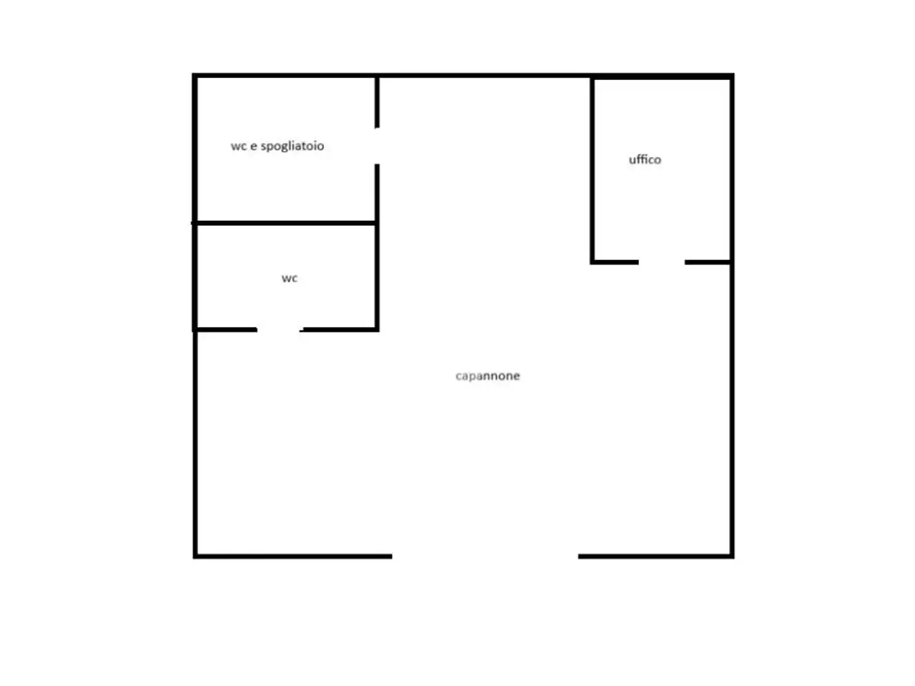 Ufficio in Via Silone 81, Urgnano, {3} - Planimetria 1