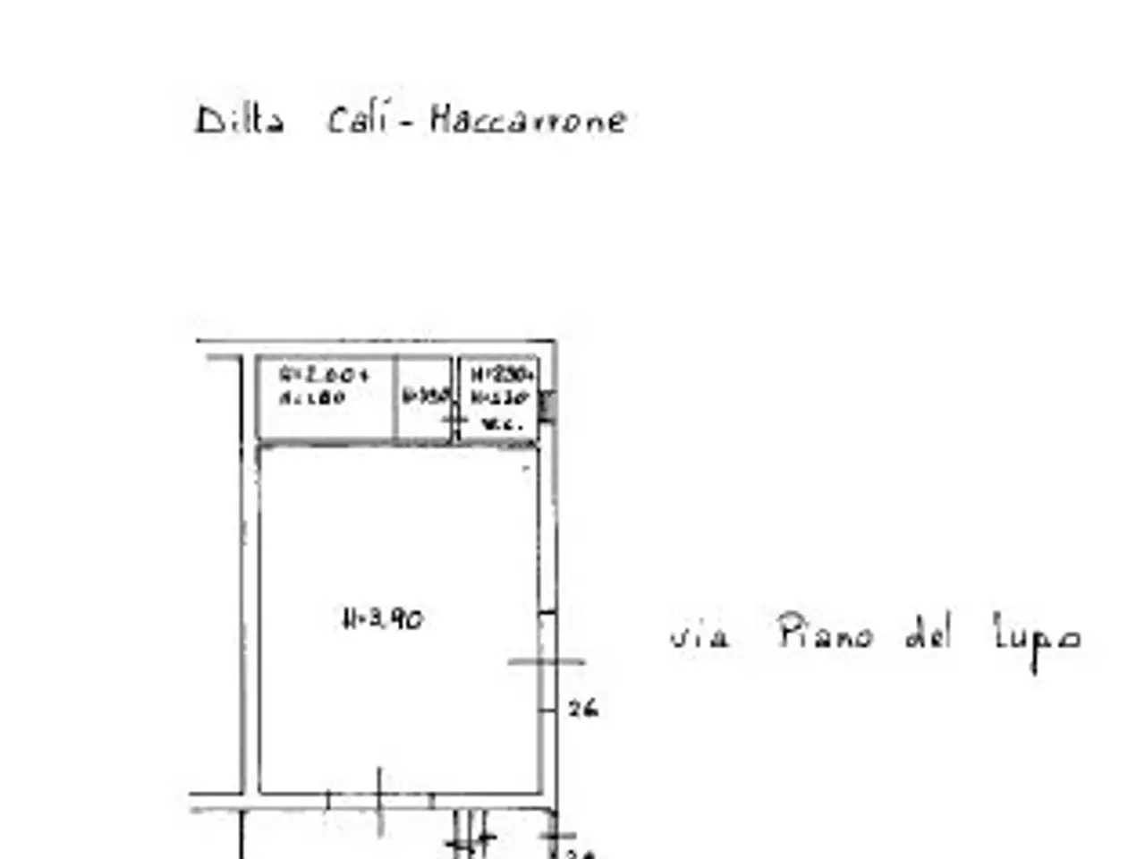 Negozio in Via Piano del Lupo 26, Misterbianco, {3} - Planimetria 1