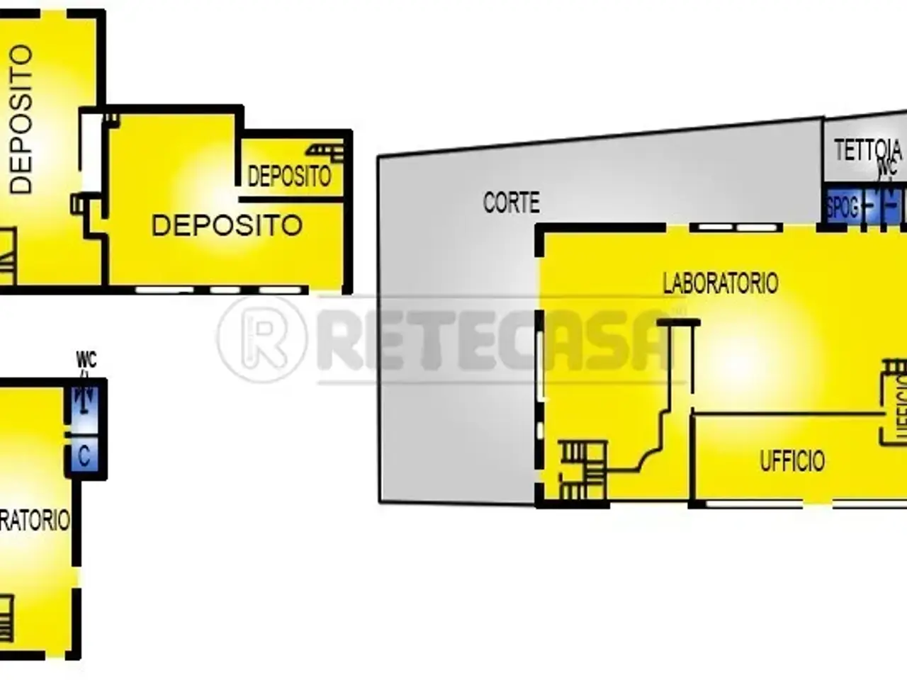 Capannone in Via Monte Cengio 60, Cornedo Vicentino, {3} - Planimetria 1
