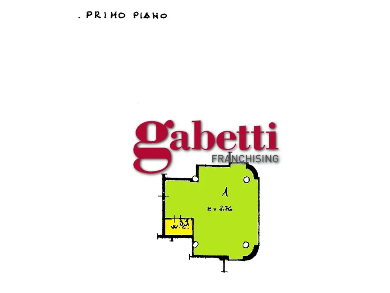 Ufficio in Via Santa Croce 9, Capodrise, {3} - Planimetria 1