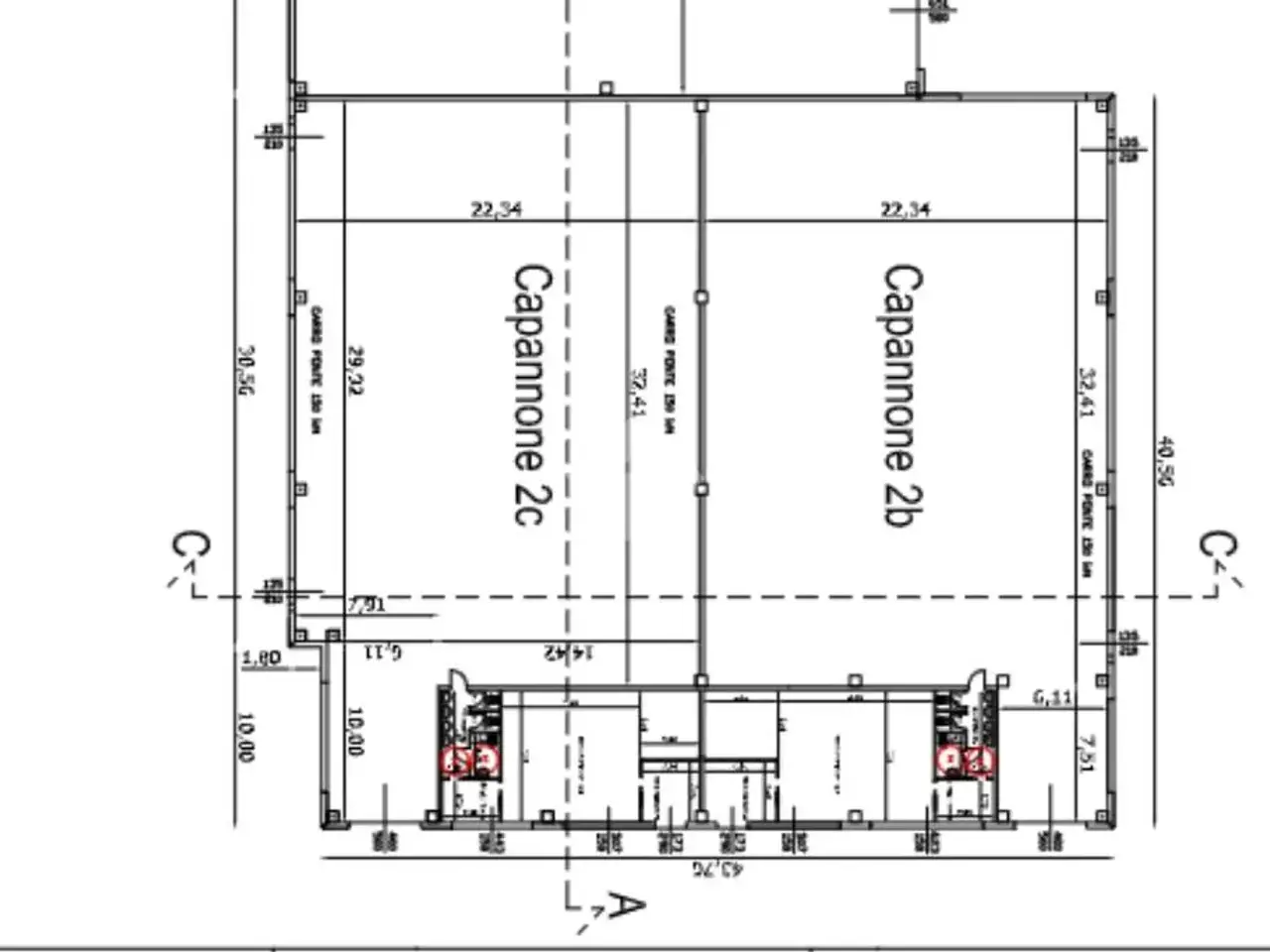 Capannone in Via Romagna, Castano Primo, {3} - Planimetria 1