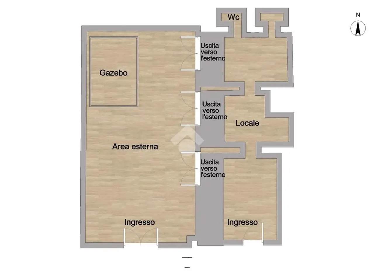 Negozio in Via Edoardo Dalbono, Portici, {3} - Planimetria 1