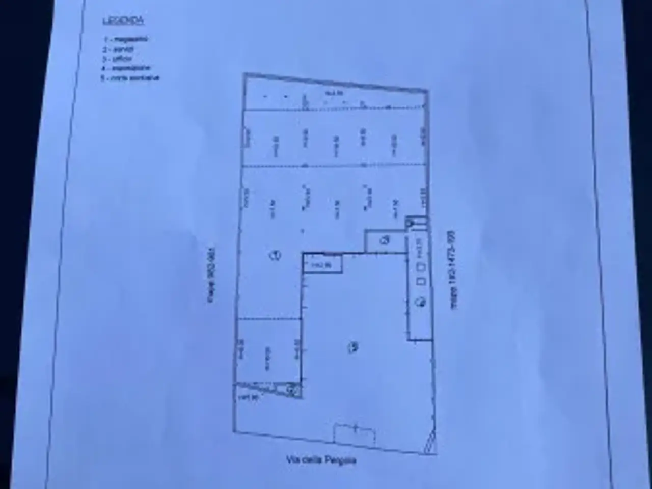Capannone in Via della Pergola, Lecco, {3} - Planimetria 1