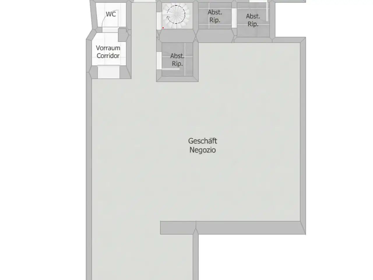 Immobile commerciale in , Bolzano, {3} - Planimetria 1