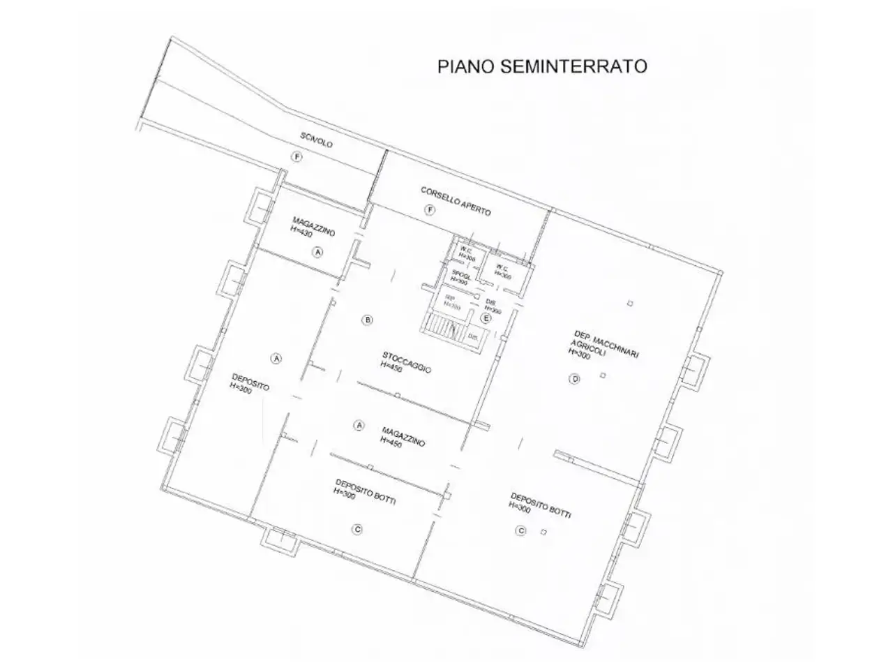 Negozio in Via Vicinale delle Coste 00, Calvagese Della Riviera, {3} - Planimetria 1