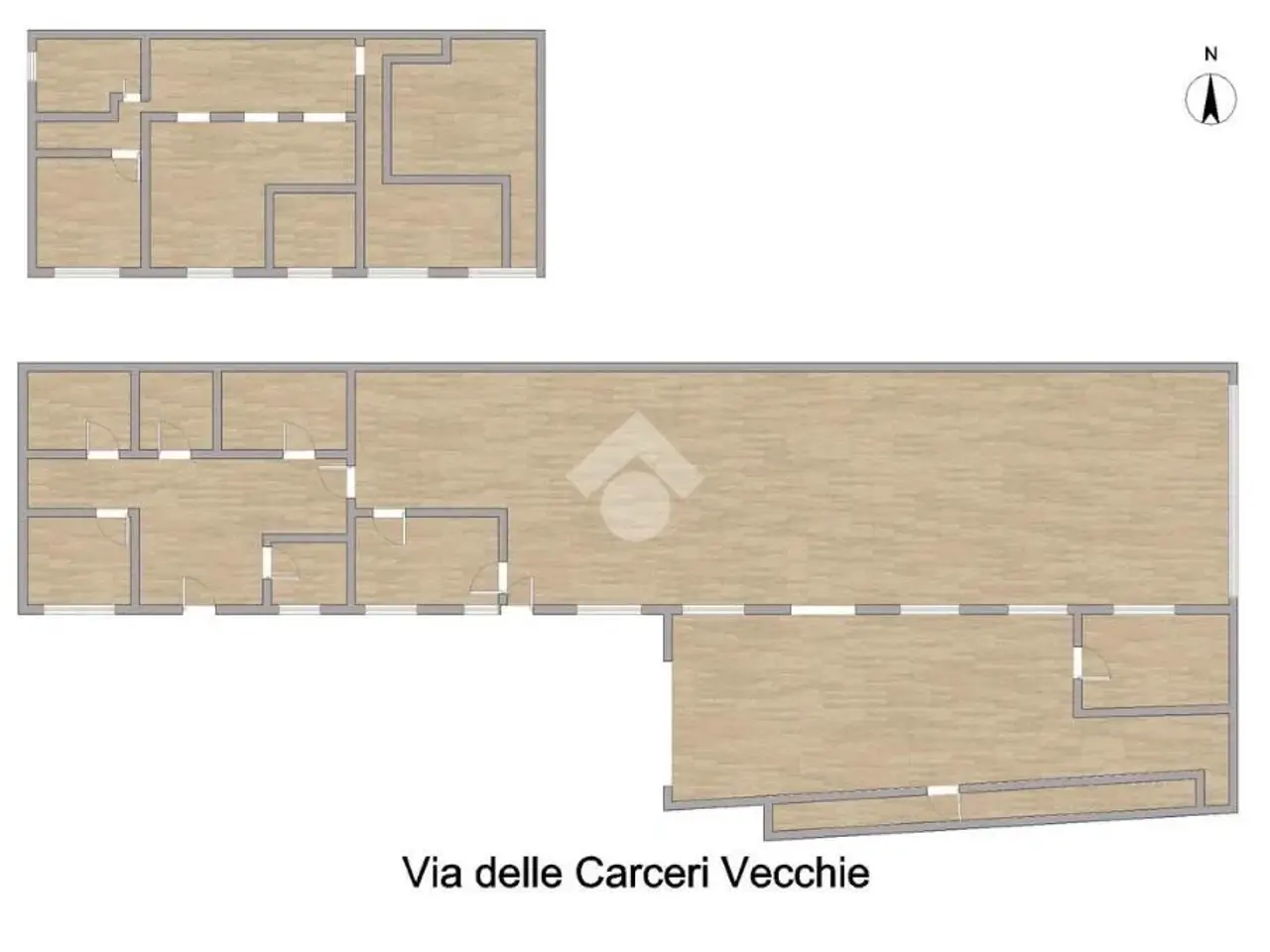 Capannone in Via Carceri Vecchie 8, Napoli, {3} - Planimetria 1