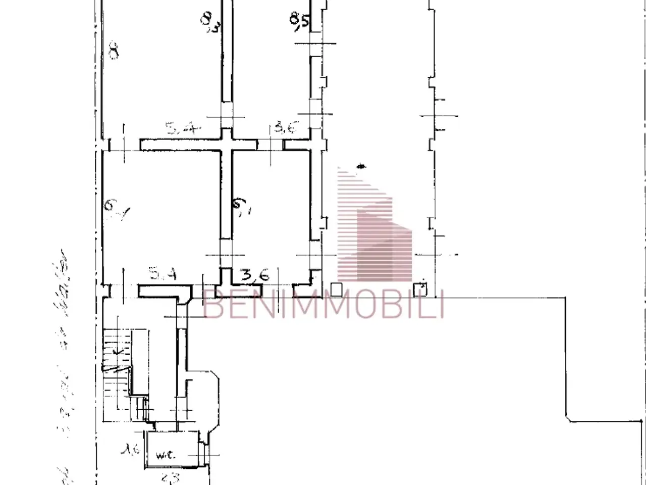 Ufficio in Via Fratelli Cairoli 29, Brescia, {3} - Planimetria 1