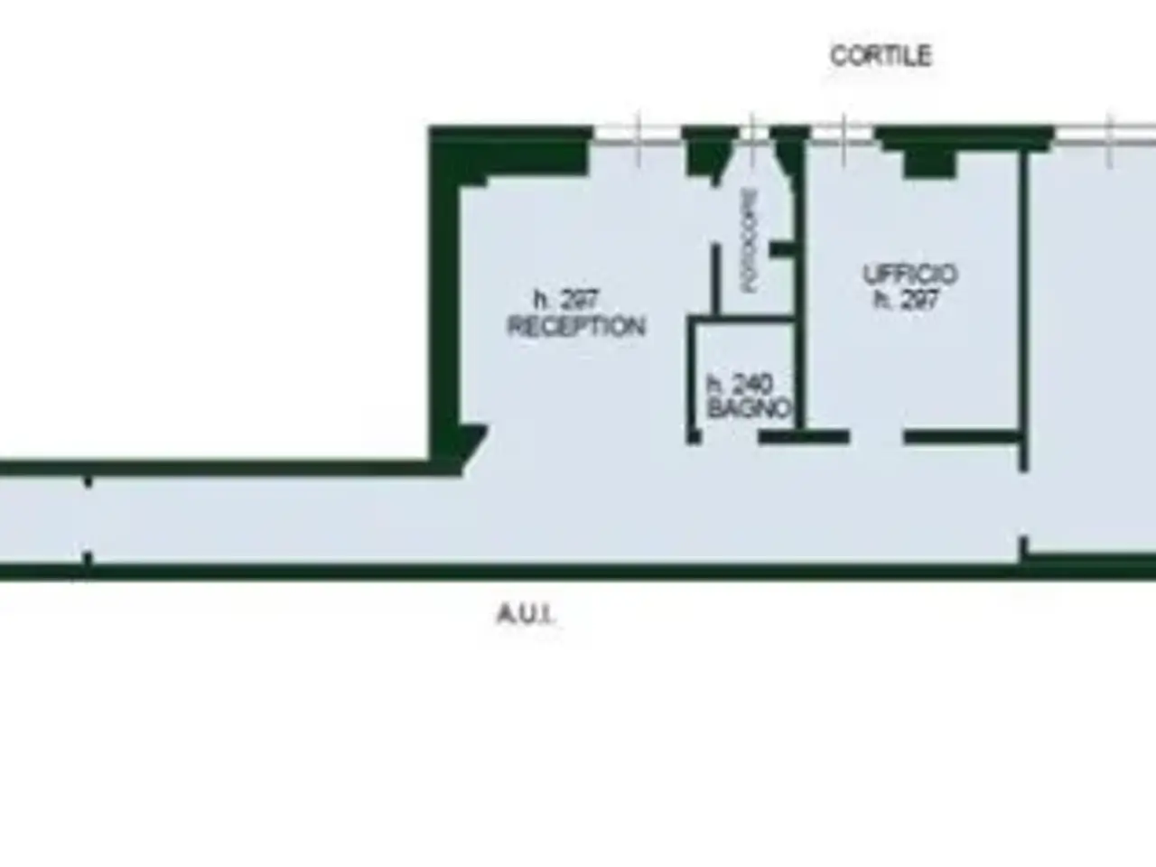 Ufficio in Corso di Porta Vittoria 12, Milano, {3} - Planimetria 1