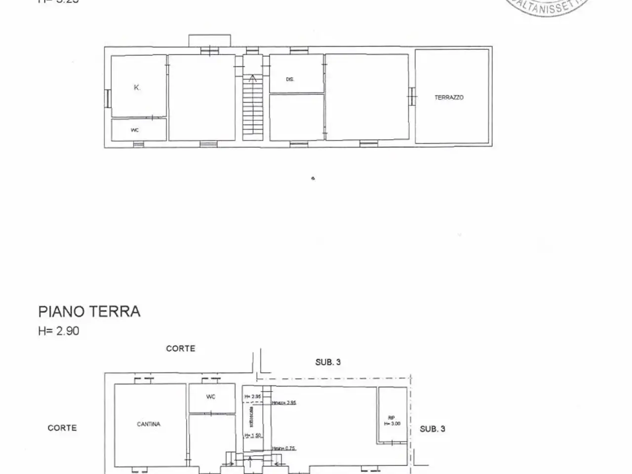 Azienda agricola in Contrada Furiana Snc, Caltanissetta, {3} - Planimetria 1