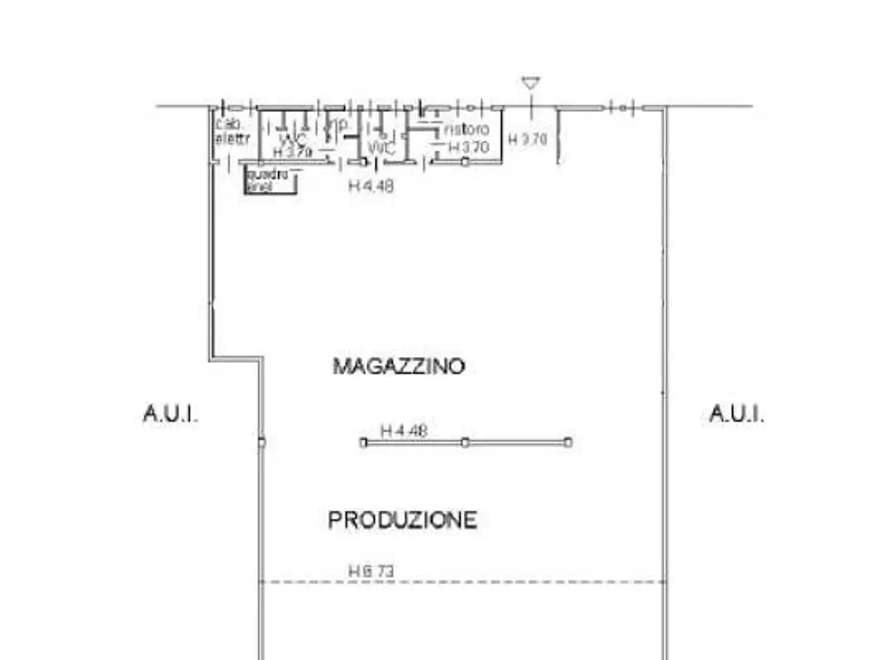 Capannone in Via XX Settembre, Rovellasca, {3} - Planimetria 1