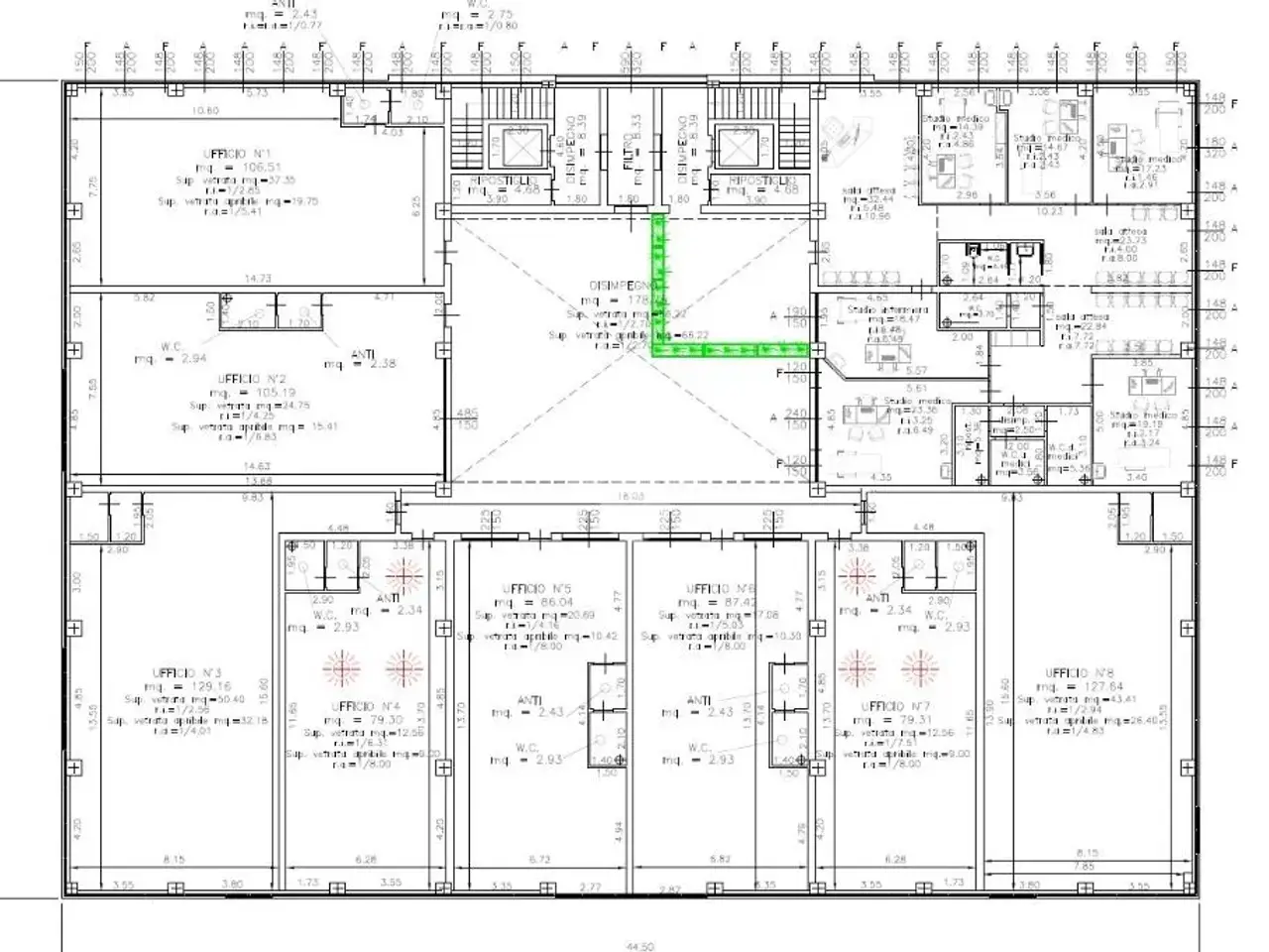 Ufficio in Via Olmadella 1052, Longiano, {3} - Planimetria 1