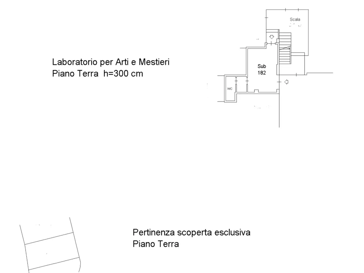 Ufficio in Via della Mercanzia, Siena, {3} - Planimetria 1