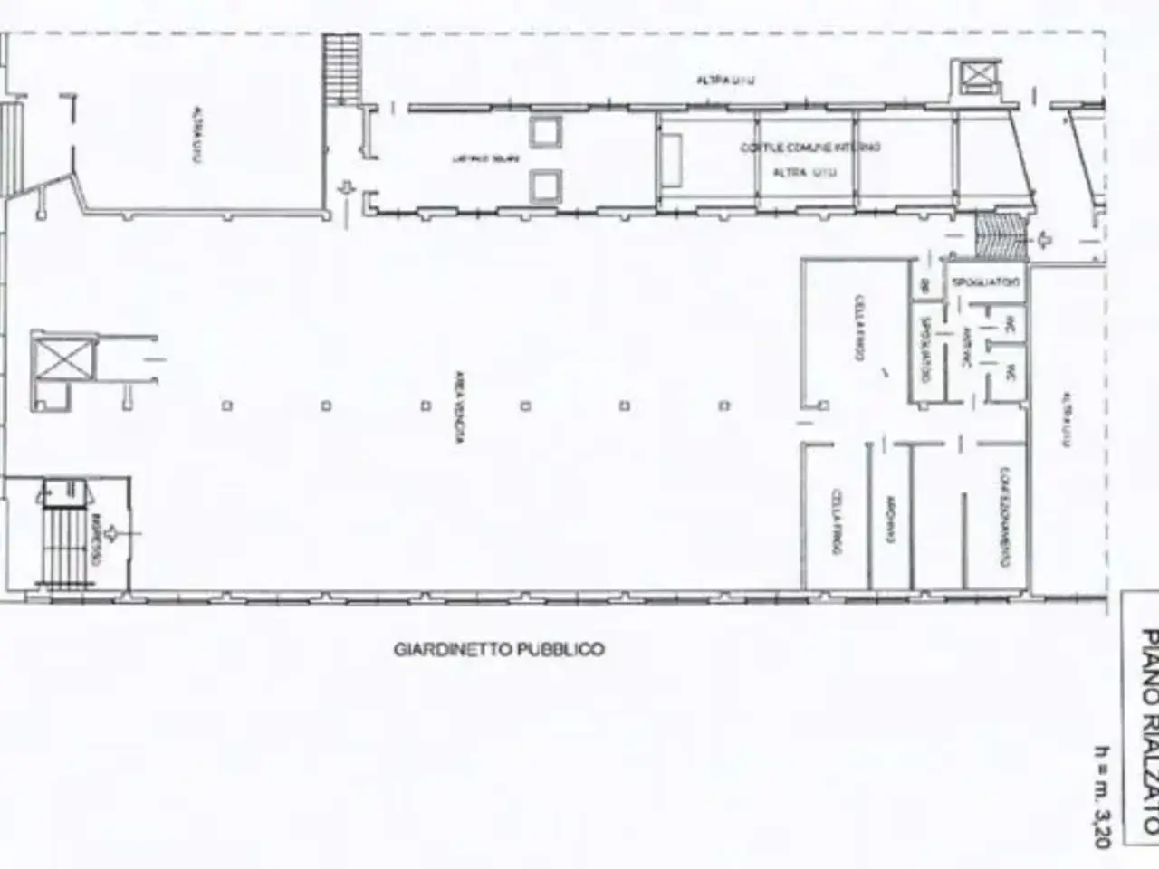 Negozio in Corso Giulio Cesare 31, Torino, {3} - Planimetria 1