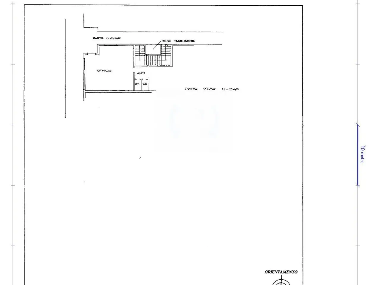 Ufficio in Via San Donato, Granarolo Dell'Emilia, {3} - Planimetria 1