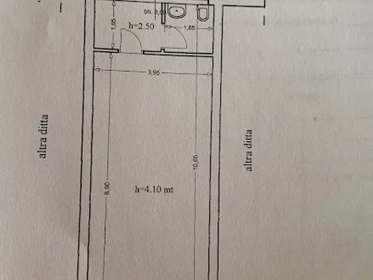 Locale commerciale in Via Babaurra 29, San Cataldo, {3} - Planimetria 1