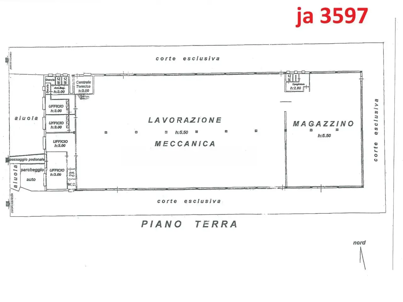 Capannone in Via Filippo De Pisis 10, Reggio Emilia, {3} - Planimetria 1