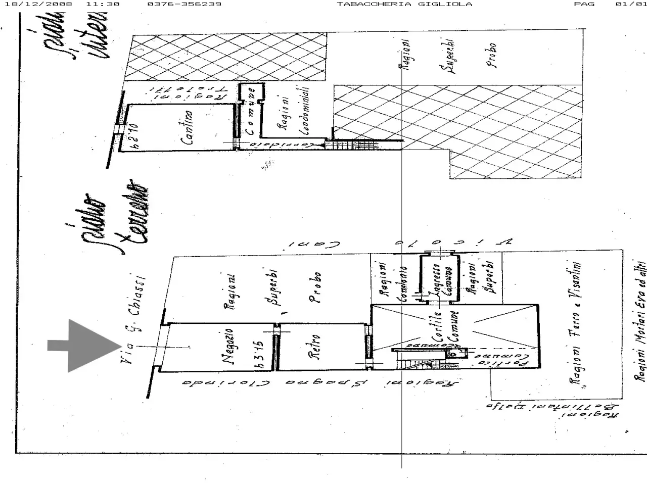 Negozio in Via Giovanni Chiassi 28, Mantova, {3} - Planimetria 1