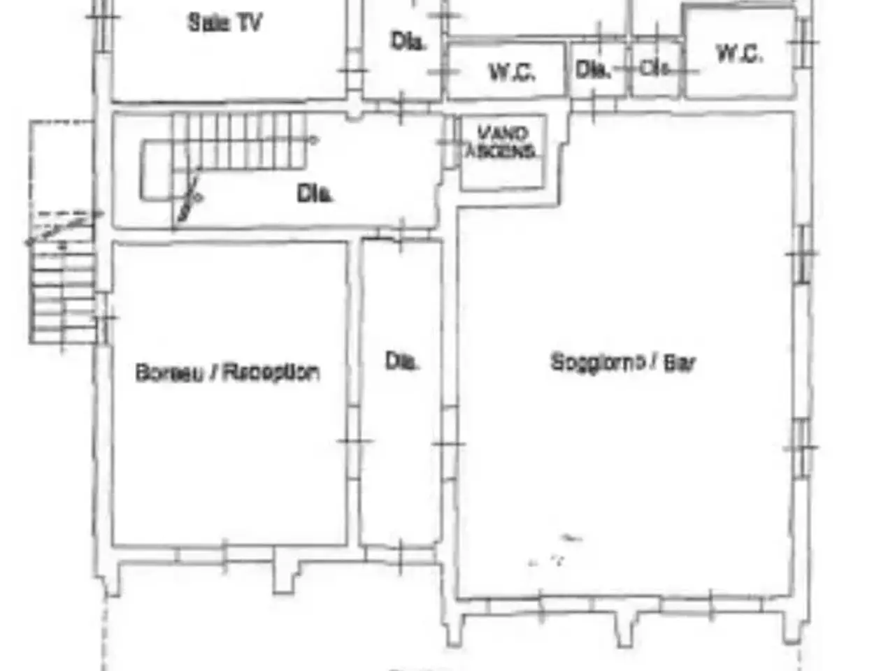 Palazzina commerciale in Via C. Vincenzi 36, San Mauro Pascoli, {3} - Planimetria 1