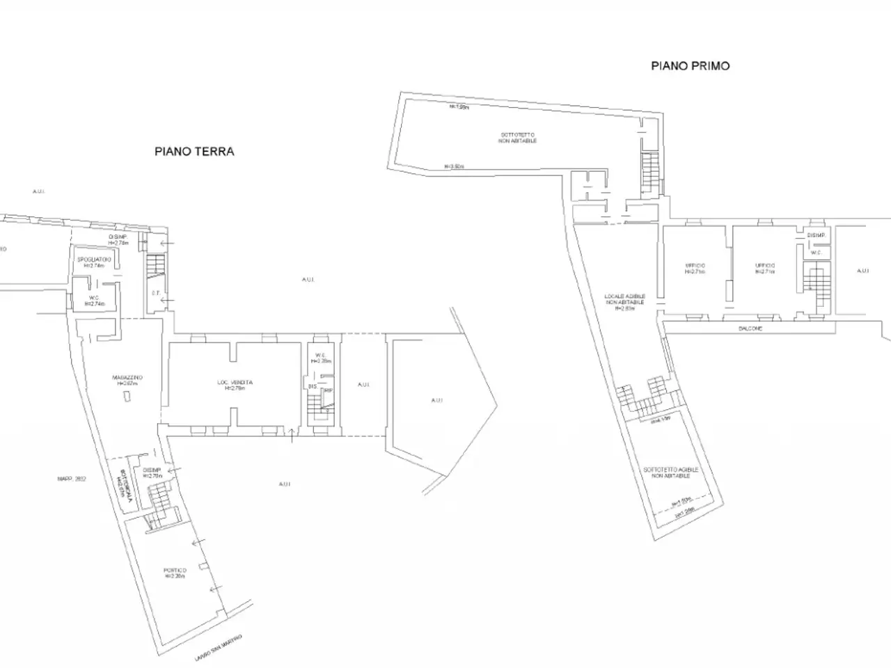 Magazzino in Largo San Martino 22, Cerano, {3} - Planimetria 1