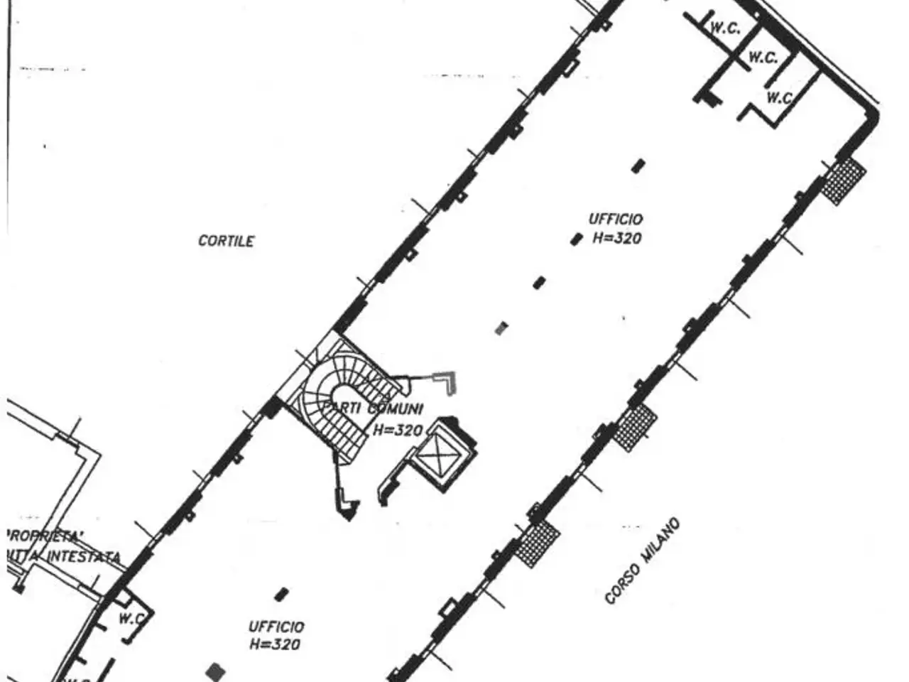 Ufficio in Corso Milano 46, Monza, {3} - Planimetria 1