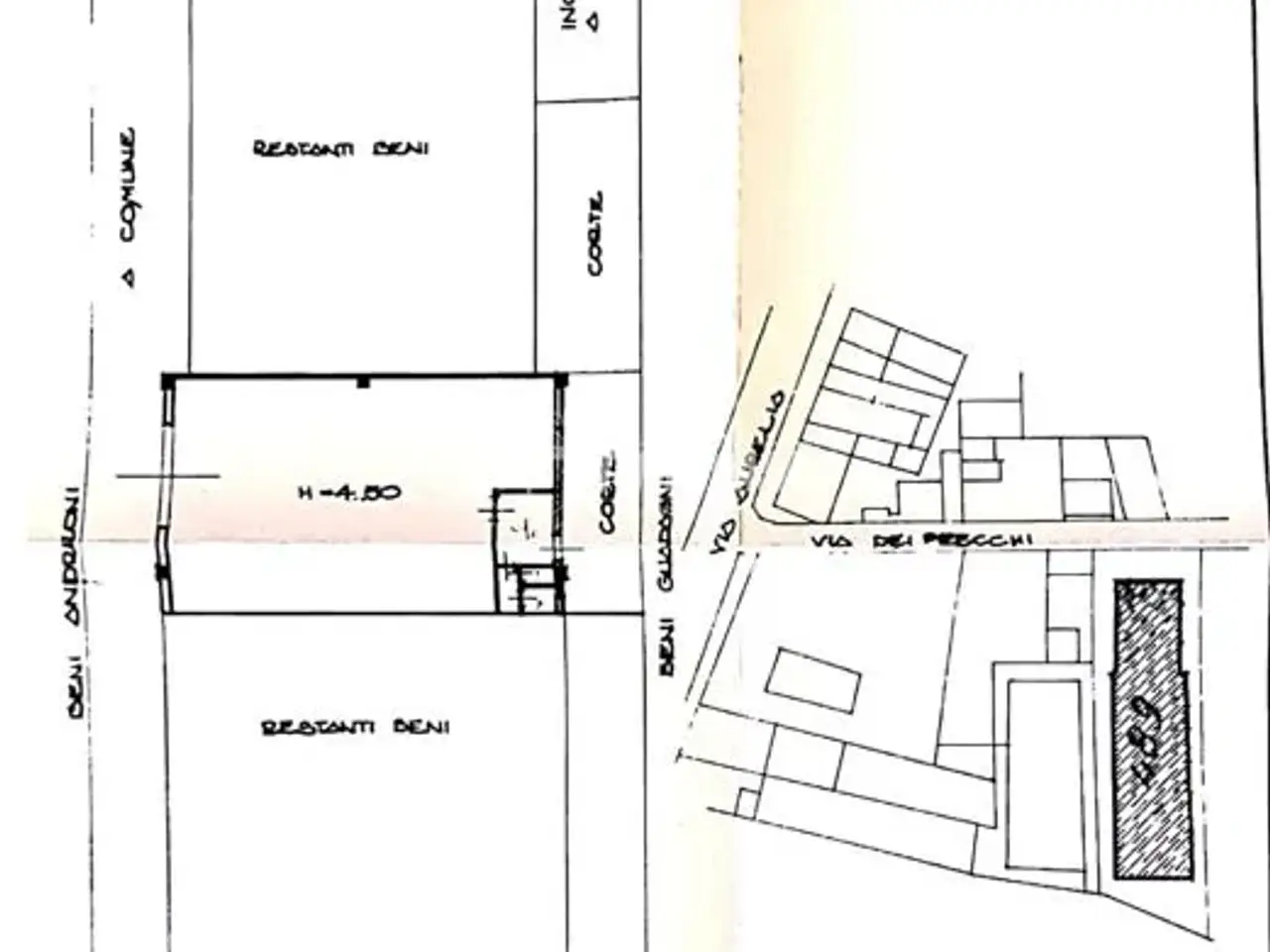 Magazzino in Via dei Peecchi, Viareggio, {3} - Planimetria 1