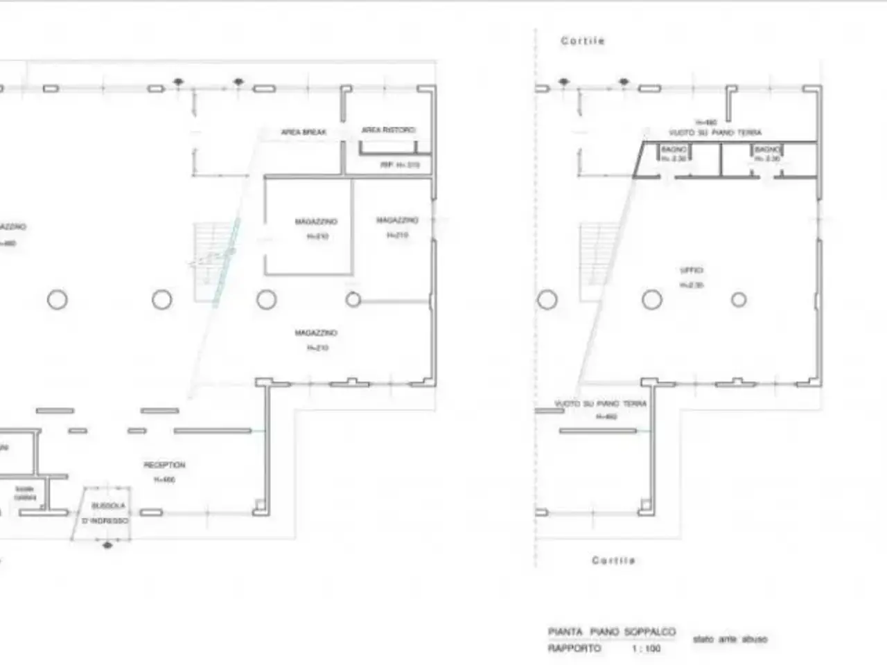 Magazzino in Via Candiani Giuseppe, Milano, {3} - Planimetria 1