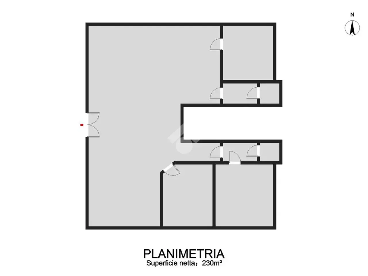 Negozio in Via Roma 1, Loria, {3} - Planimetria 1