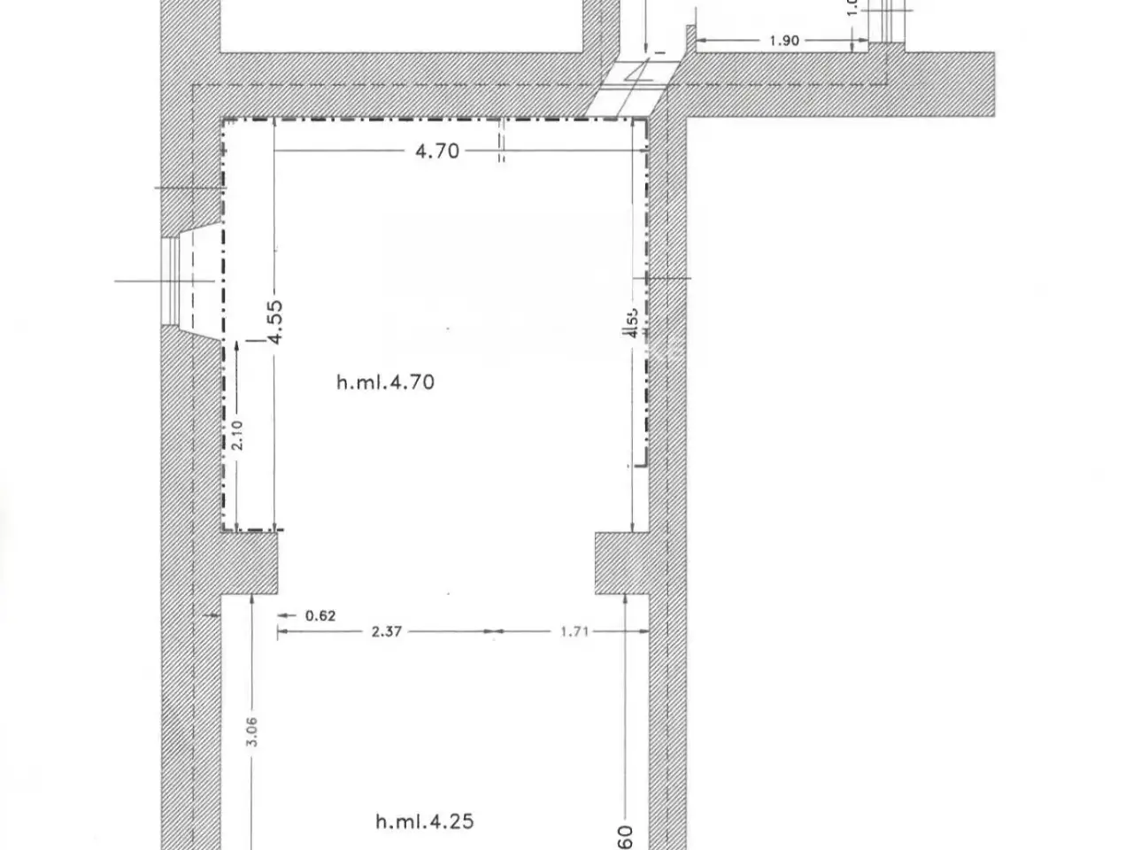 Negozio in Via Casilina, Roma, {3} - Planimetria 1