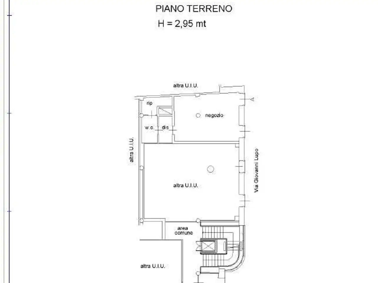 Negozio in Via Giovanni Lupo 60, Grugliasco, {3} - Planimetria 1