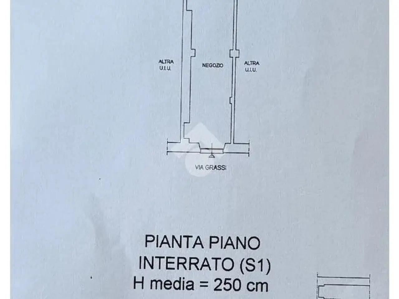 Negozio in Via Giuseppe Grassi 15, Torino, {3} - Planimetria 1