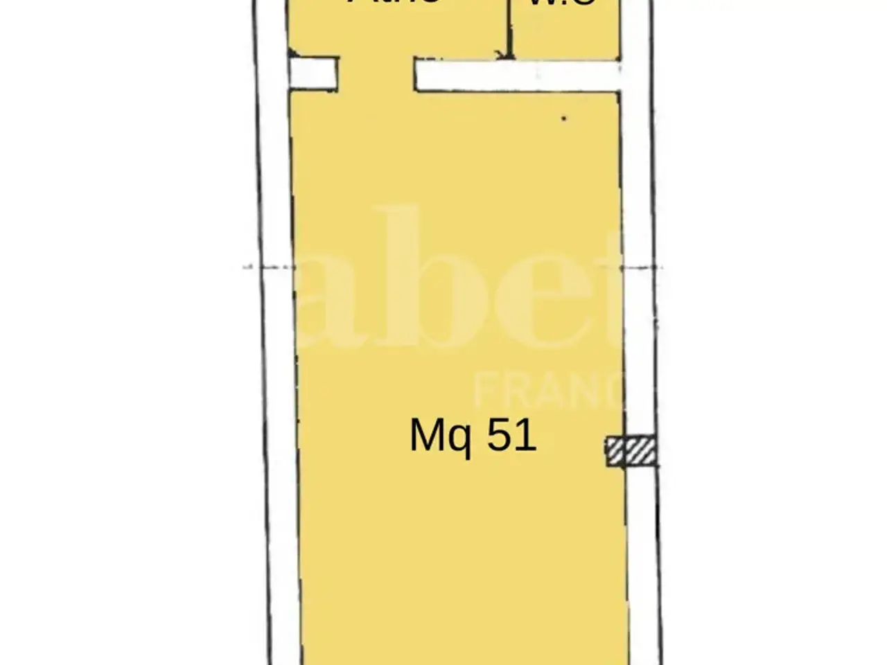 Magazzino in Via Luigi Eredia  11, Palermo, {3} - Planimetria 1