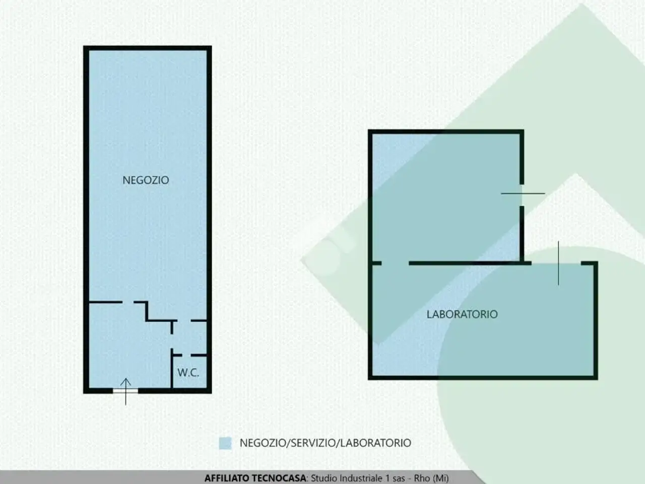 Negozio in Via Magenta 5, Cornaredo, {3} - Planimetria 1