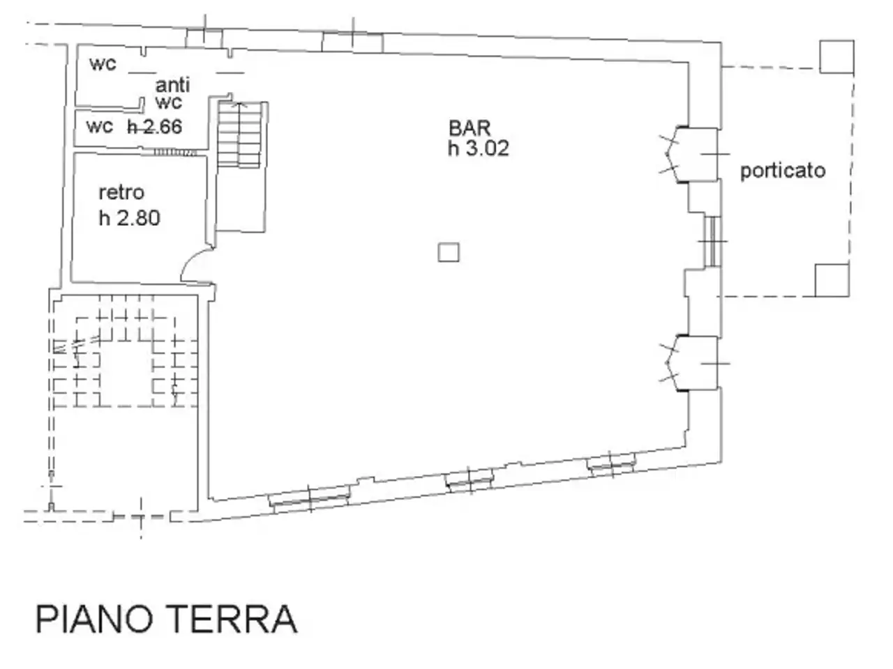 Negozio in Piazza Santa Maria 1, Peveragno, {3} - Planimetria 1