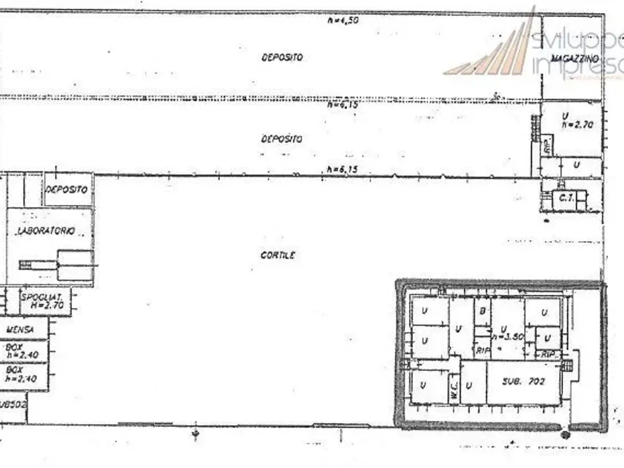 Capannone in Via Umbria, Segrate, {3} - Planimetria 1