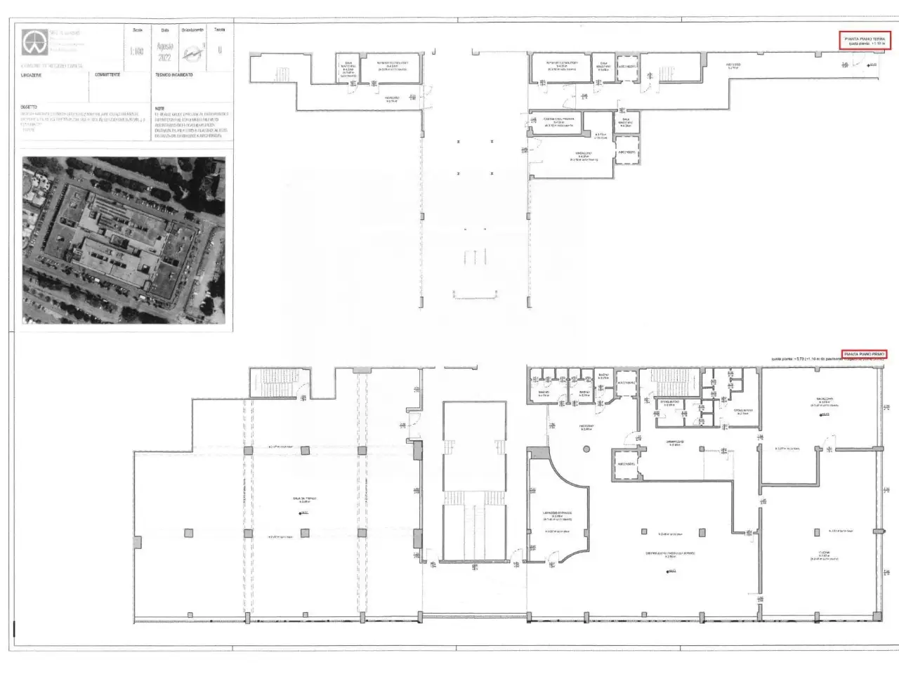 Ufficio in Via Guglielmo Oberdan 4, Reggio Emilia, {3} - Planimetria 1