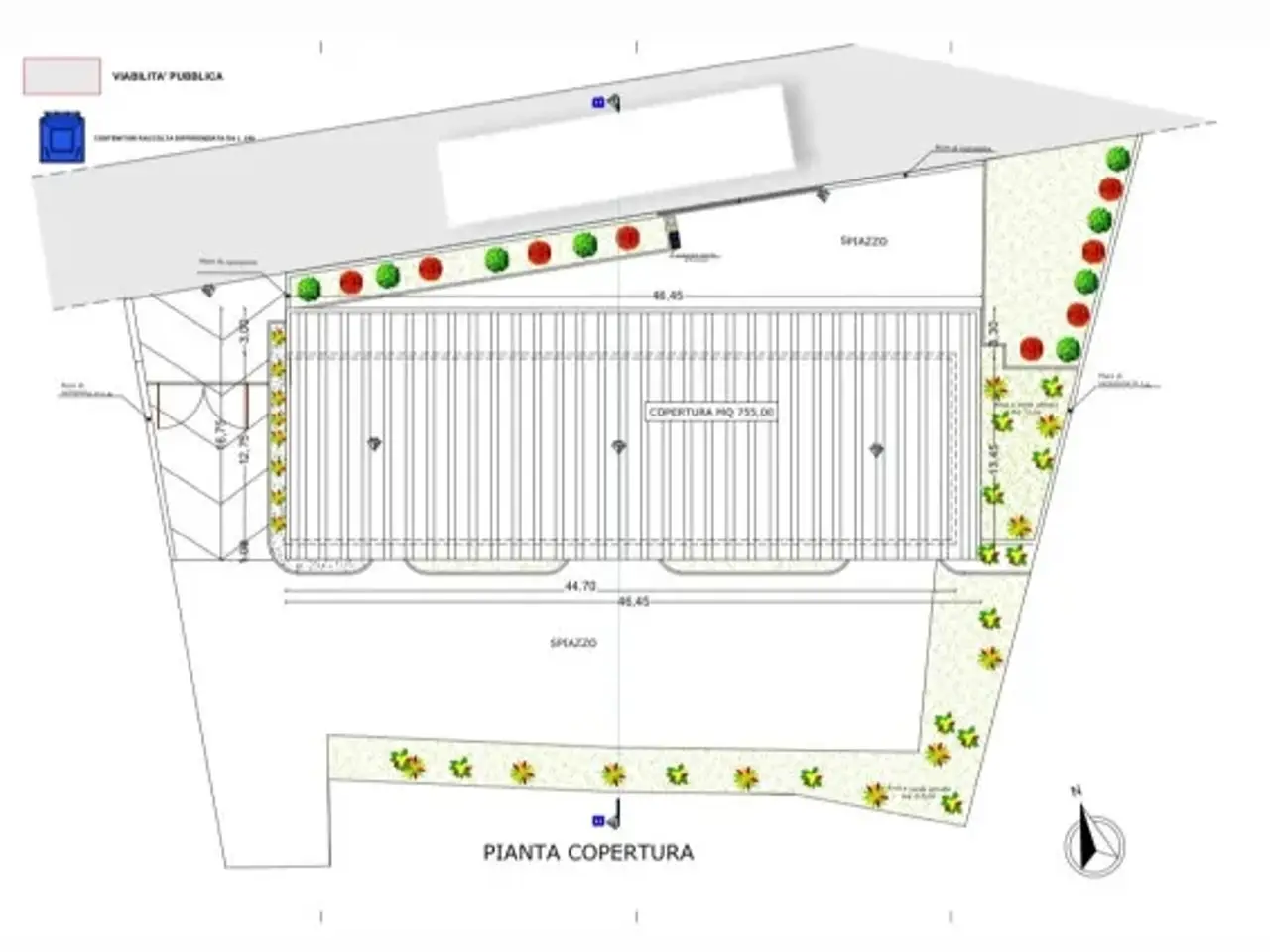 Capannone in Contrada Valle Nuccio, Alcamo, {3} - Planimetria 1