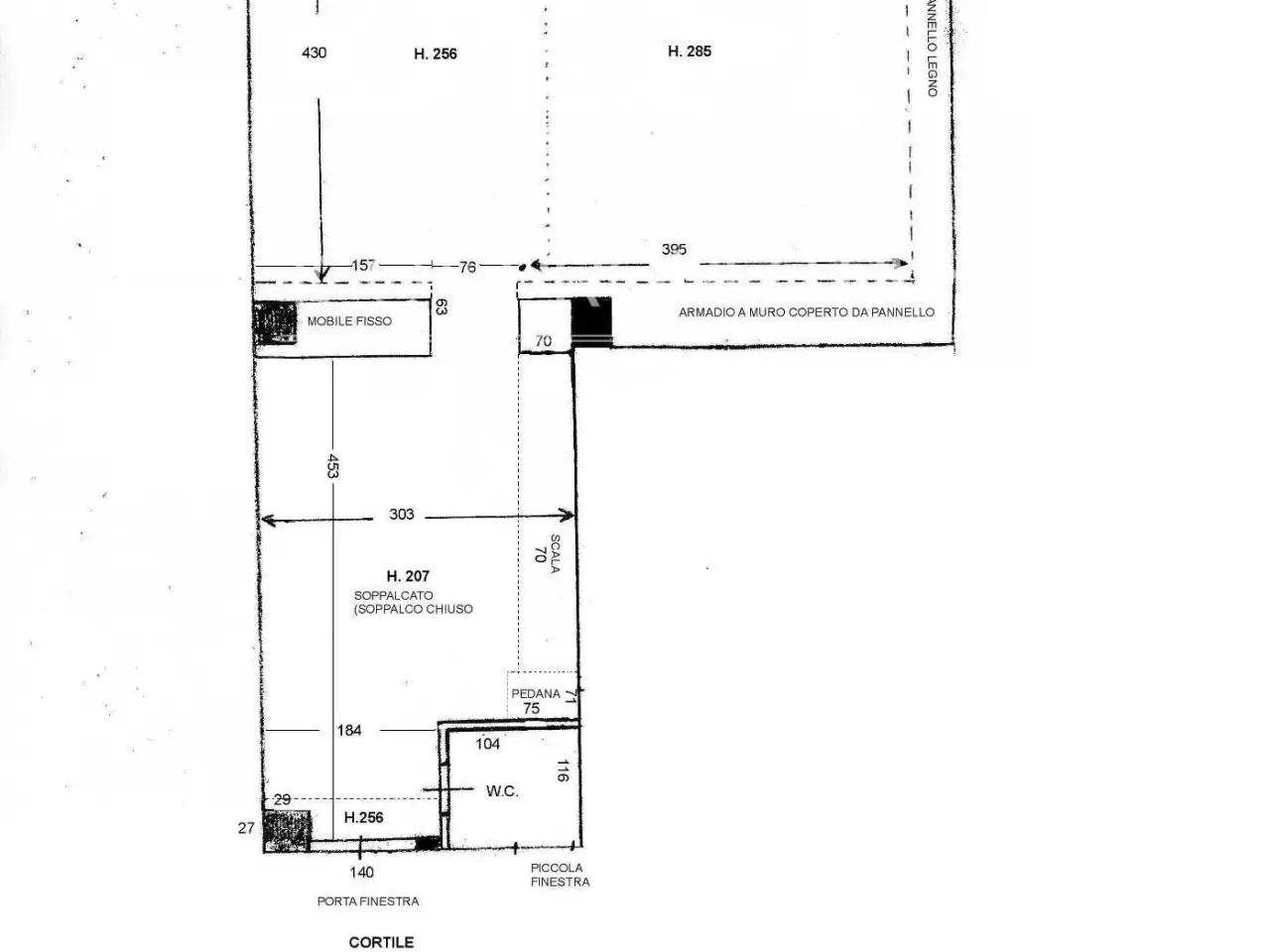 Negozio in Corso Giuseppe Garibaldi, Milano, {3} - Planimetria 1
