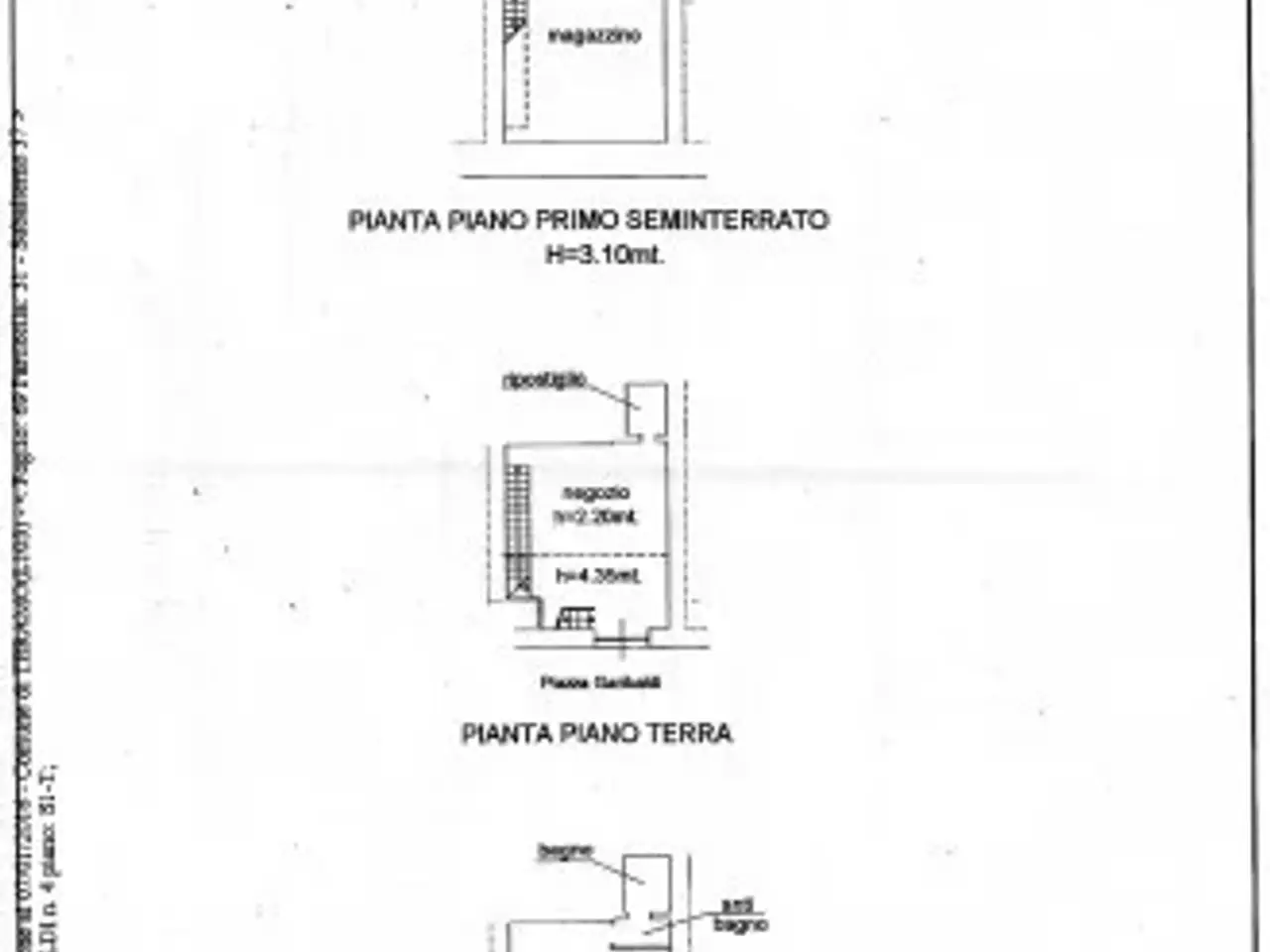 Negozio in Piazza Giuseppe Garibaldi, Teramo, {3} - Planimetria 1