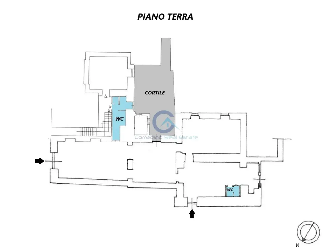 Negozio in Via Vincenzo De Grazia 40, Catanzaro, {3} - Planimetria 1