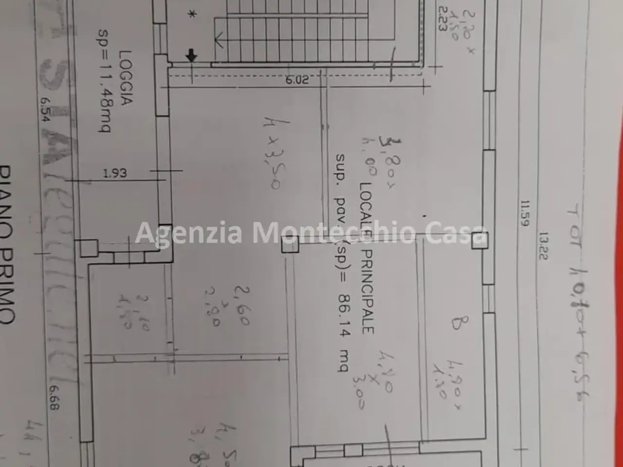 Capannone in Via Divisione Legnano, Pesaro, {3} - Planimetria 1