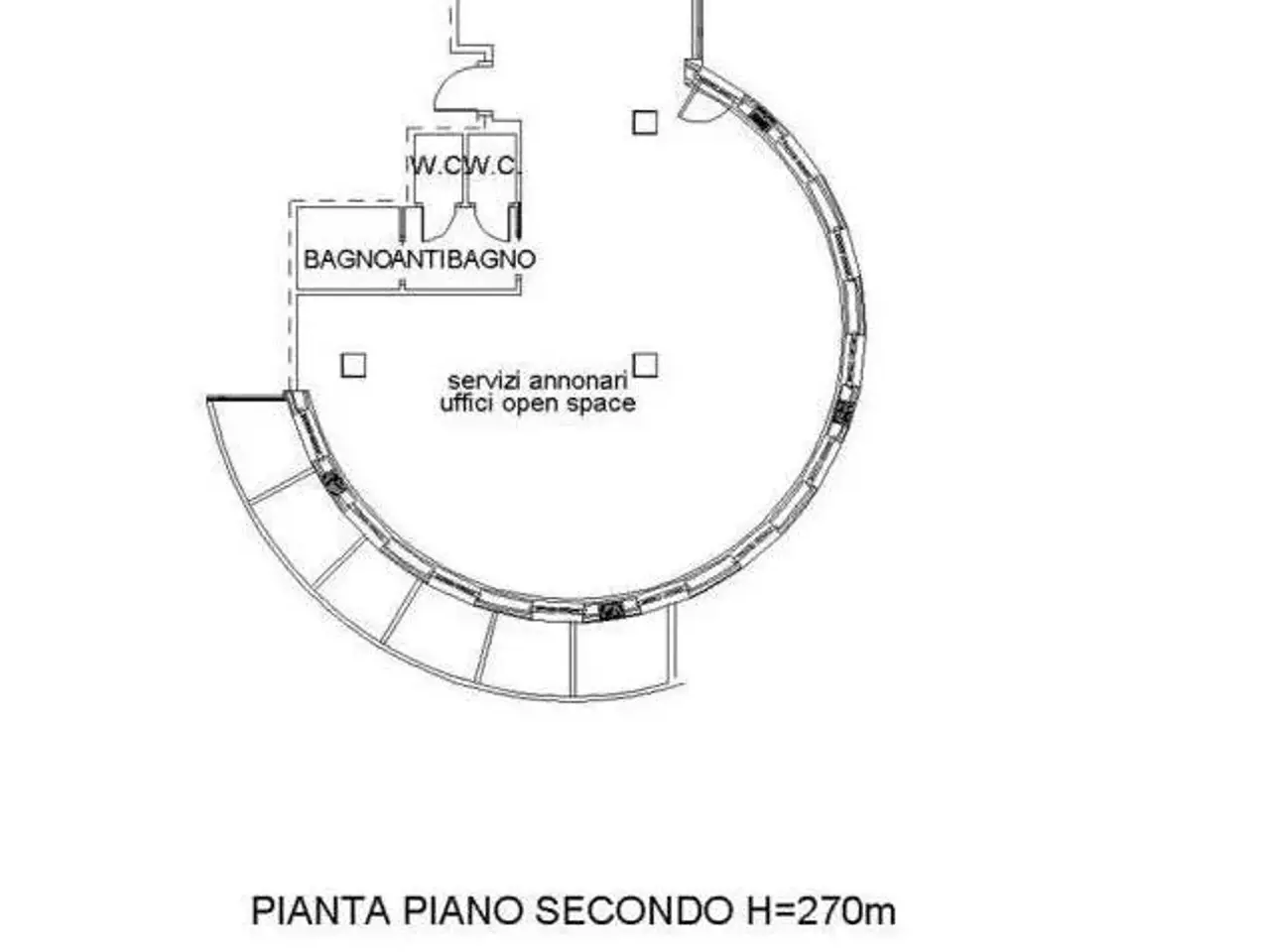 Ufficio in Corso Stati Uniti, Padova, {3} - Planimetria 1