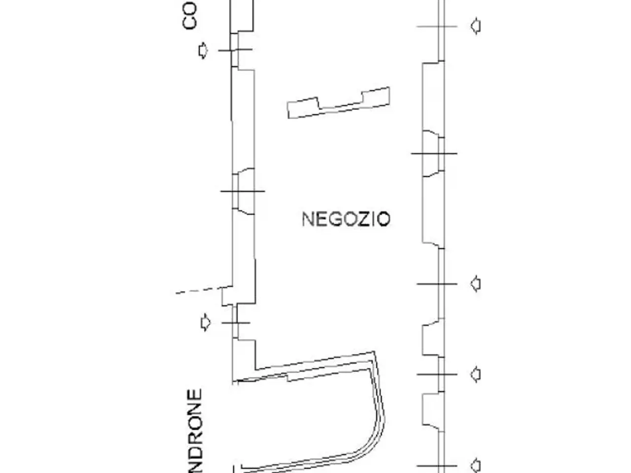 Negozio in Via Roma 15, Ossago Lodigiano, {3} - Planimetria 1