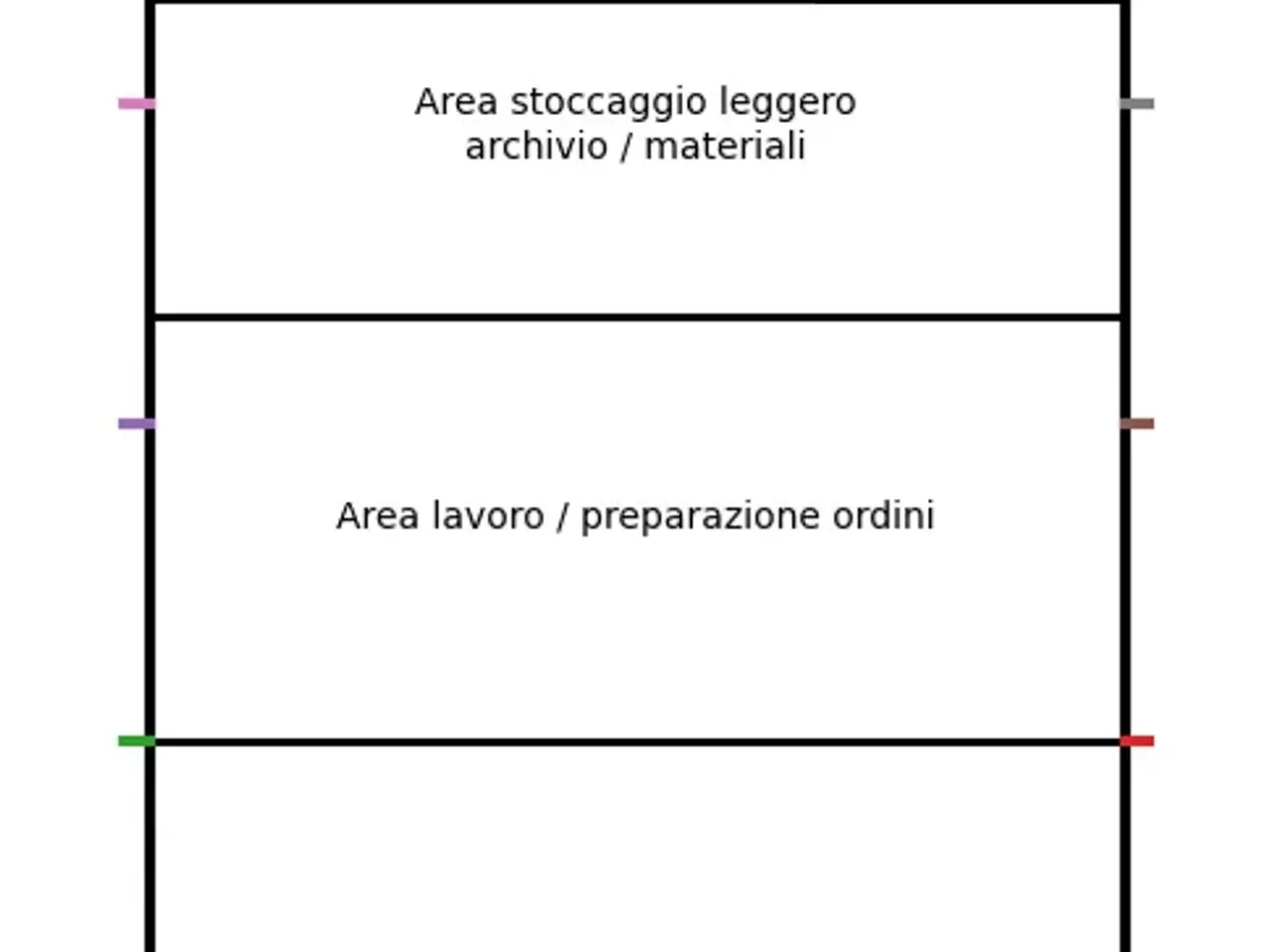 Magazzino in Viale Lunigiana N. 9, Aulla, {3} - Planimetria 1