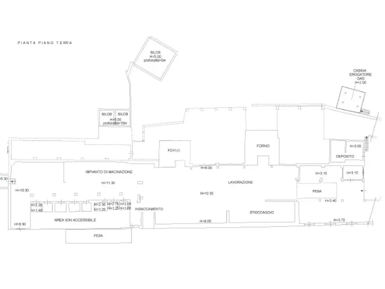 Capannone in Via Sant'Orsola 45, Brescia, {3} - Planimetria 1