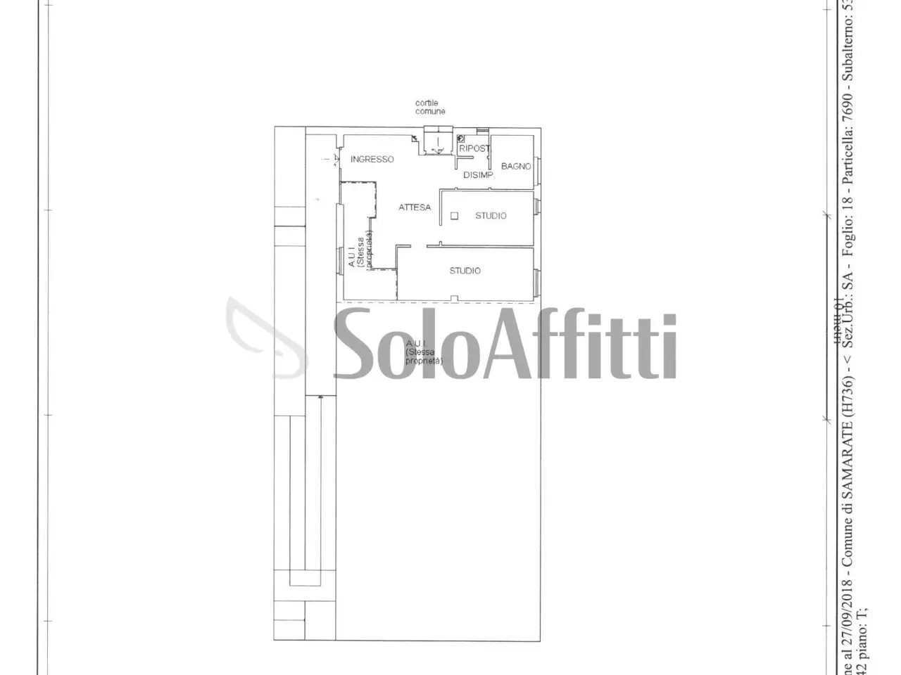 Negozio in Via Contardo Ferrini 42, Samarate, {3} - Planimetria 1