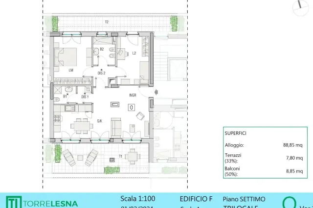 Appartamenti di nuova costruzione in Via Giuseppe di Vittorio, Grugliasco - Foto 1