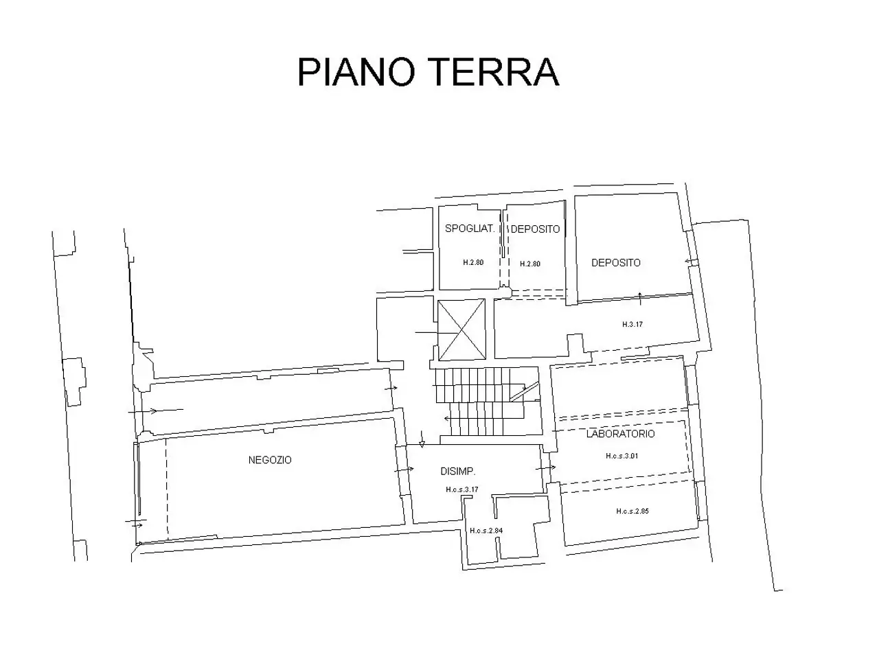 Negozio in , Bologna, {3} - Planimetria 1
